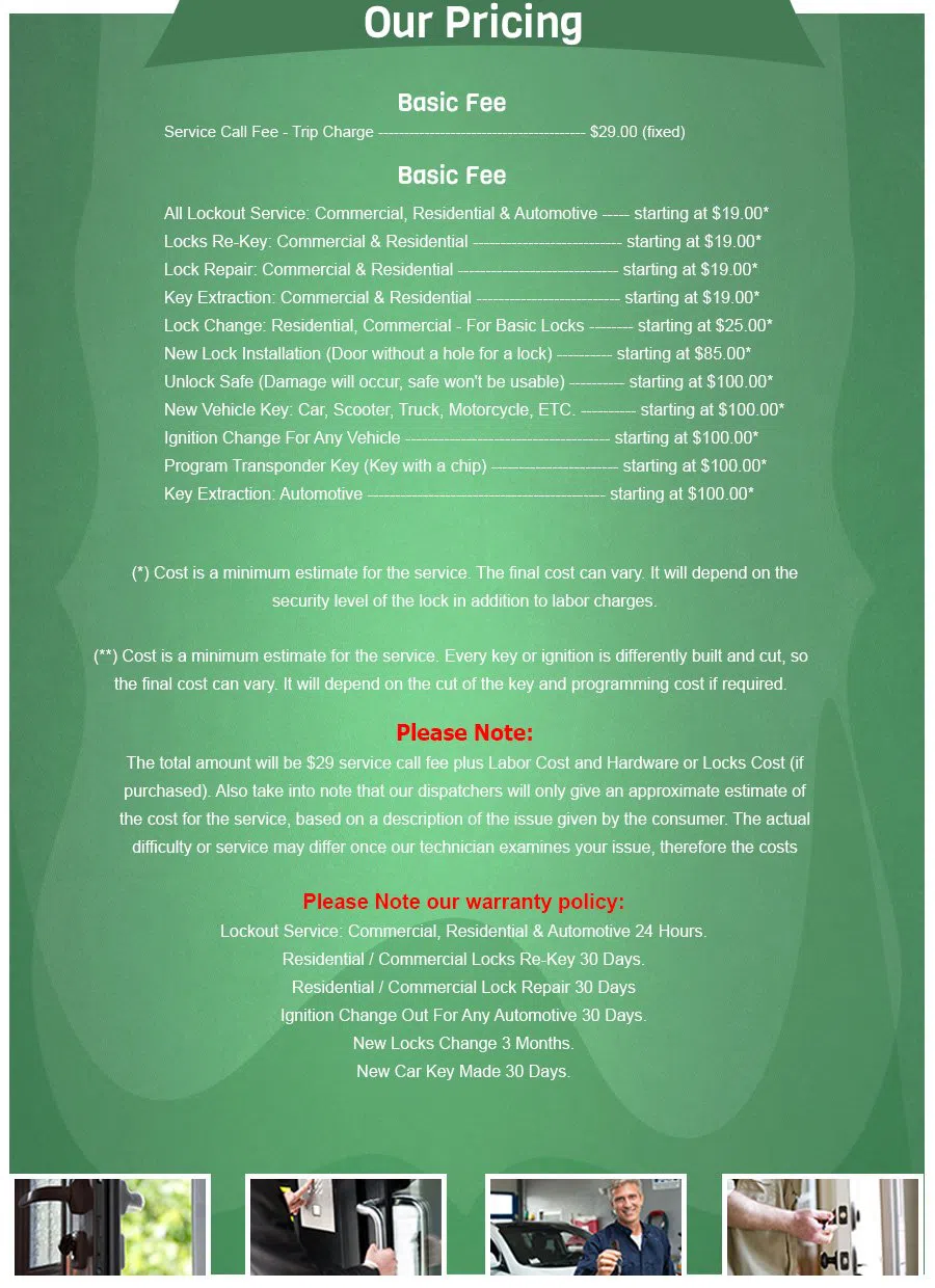 Baldwin Locksmith Store Park Forest, IL 708-303-9436 - price-list-68-16mod